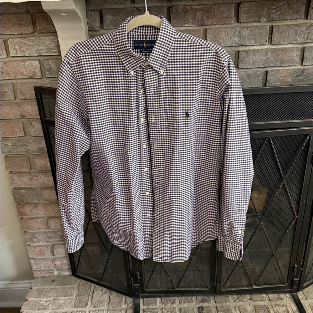 Polo Ralph Lauren Black and White Gingham Shirt